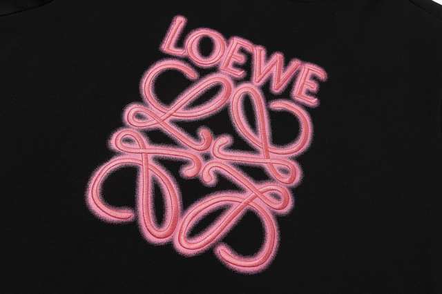 ロエベ LOEWE 23ss Neon 刺繍 半袖 Tシャツ 並行輸入品